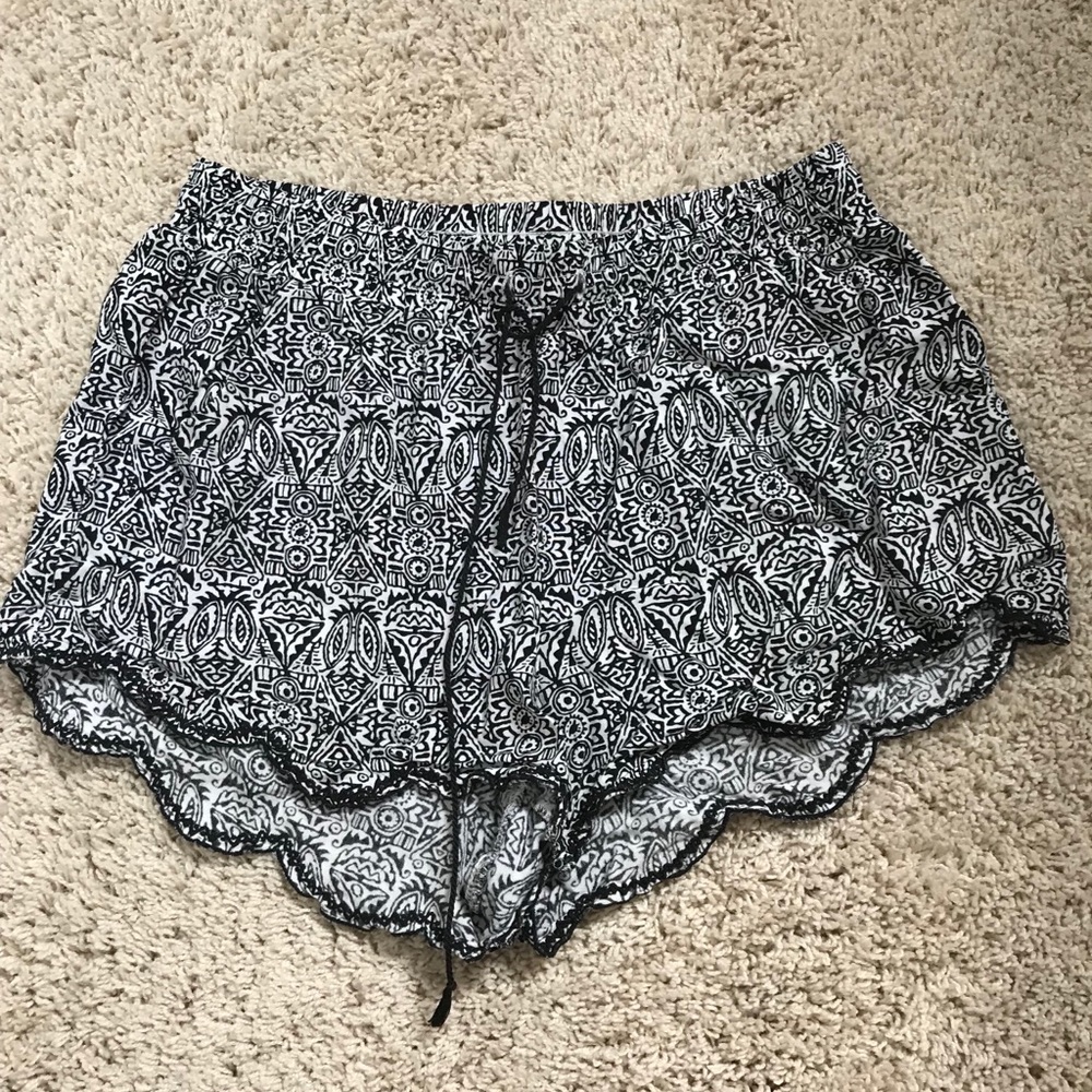 Printed Flowy Shorts